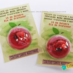 Cartão Maçã Dia dos Professores