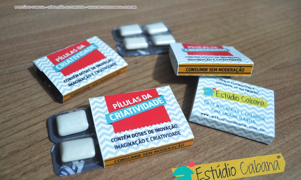 Cartela de Chicletes P