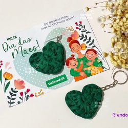 chaveiro personalizado lembrancinha dia das mães