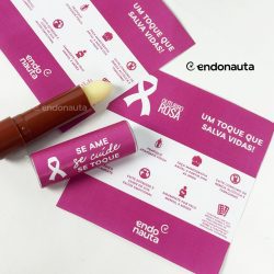 Cartão Brinde Endomarketing Outubro Rosa