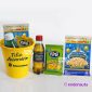 Brinde aniversário empresa com balde pipoca, guaraná, bala e pipoca
